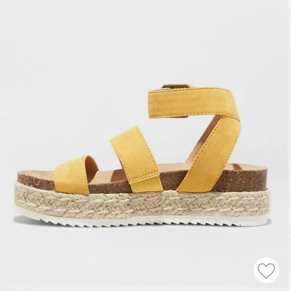 Espadrille Flatform Sandals - Picture 3 of 3
